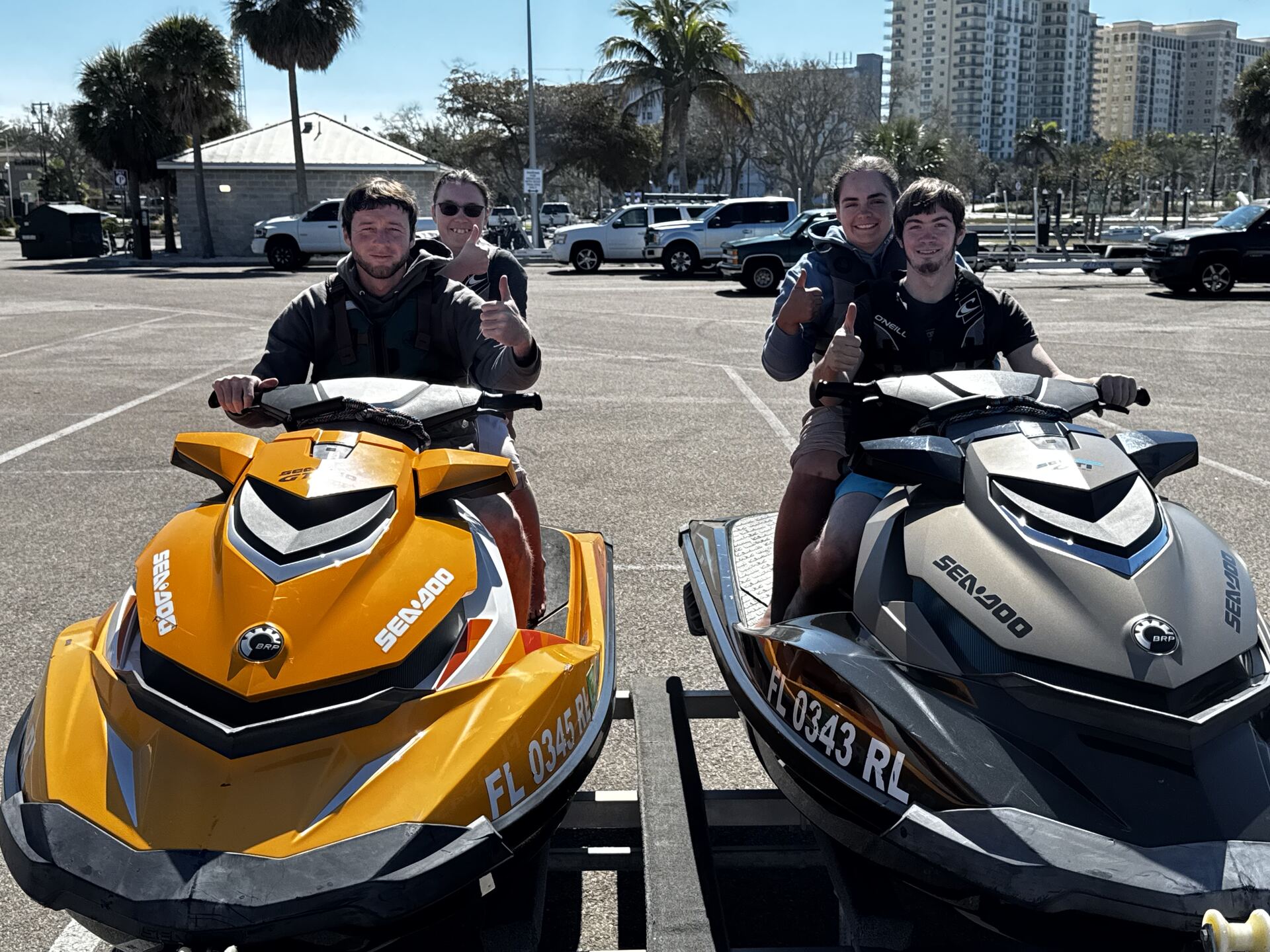 Jet Ski Rental Sarasota on the Gulf Coast with Aqua Riders